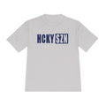 HCKYSZN (Flagship Logo) Adult Performance Tee - Silver/Navy