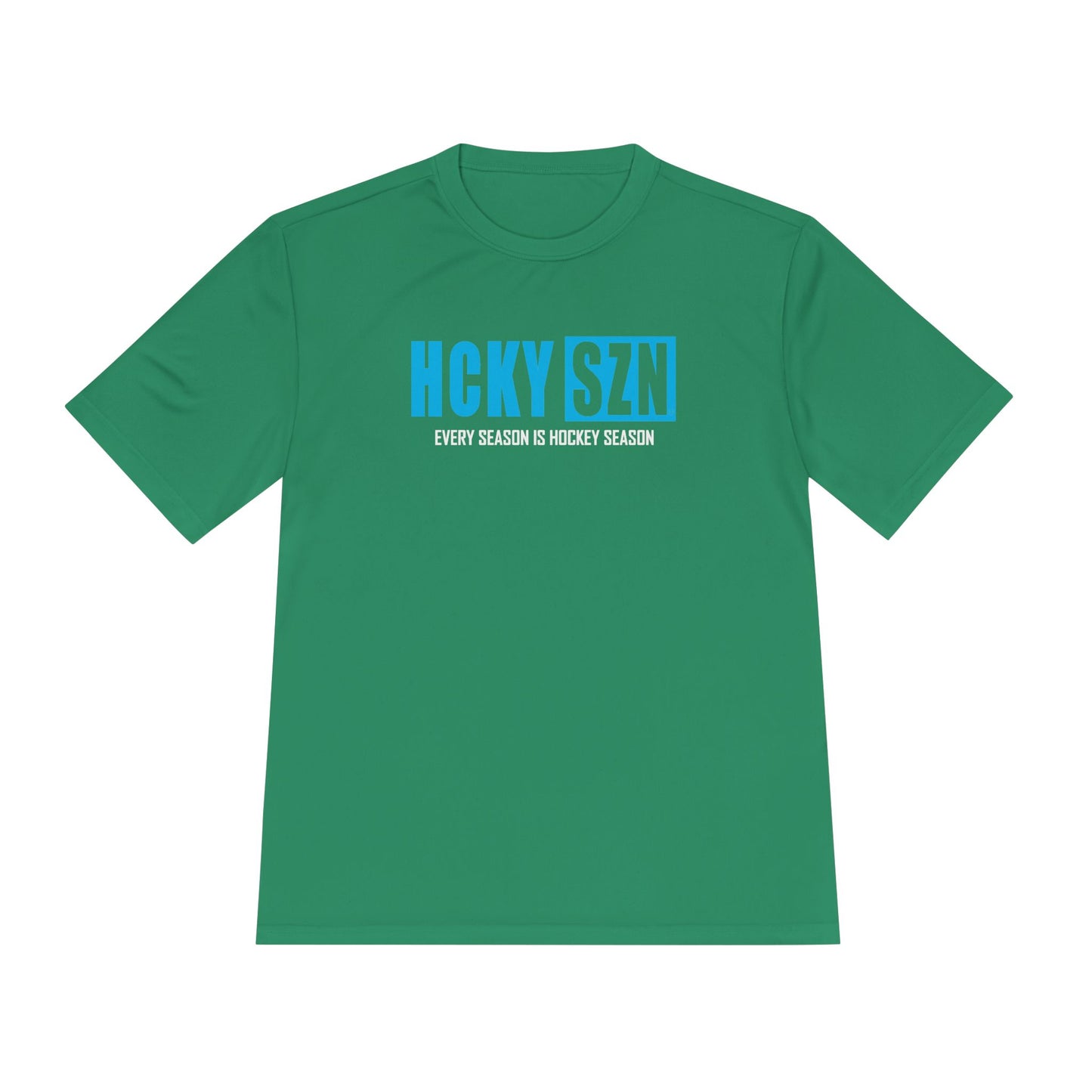 Every Season is HCKYS Performance Tee - Sky Blue Logo