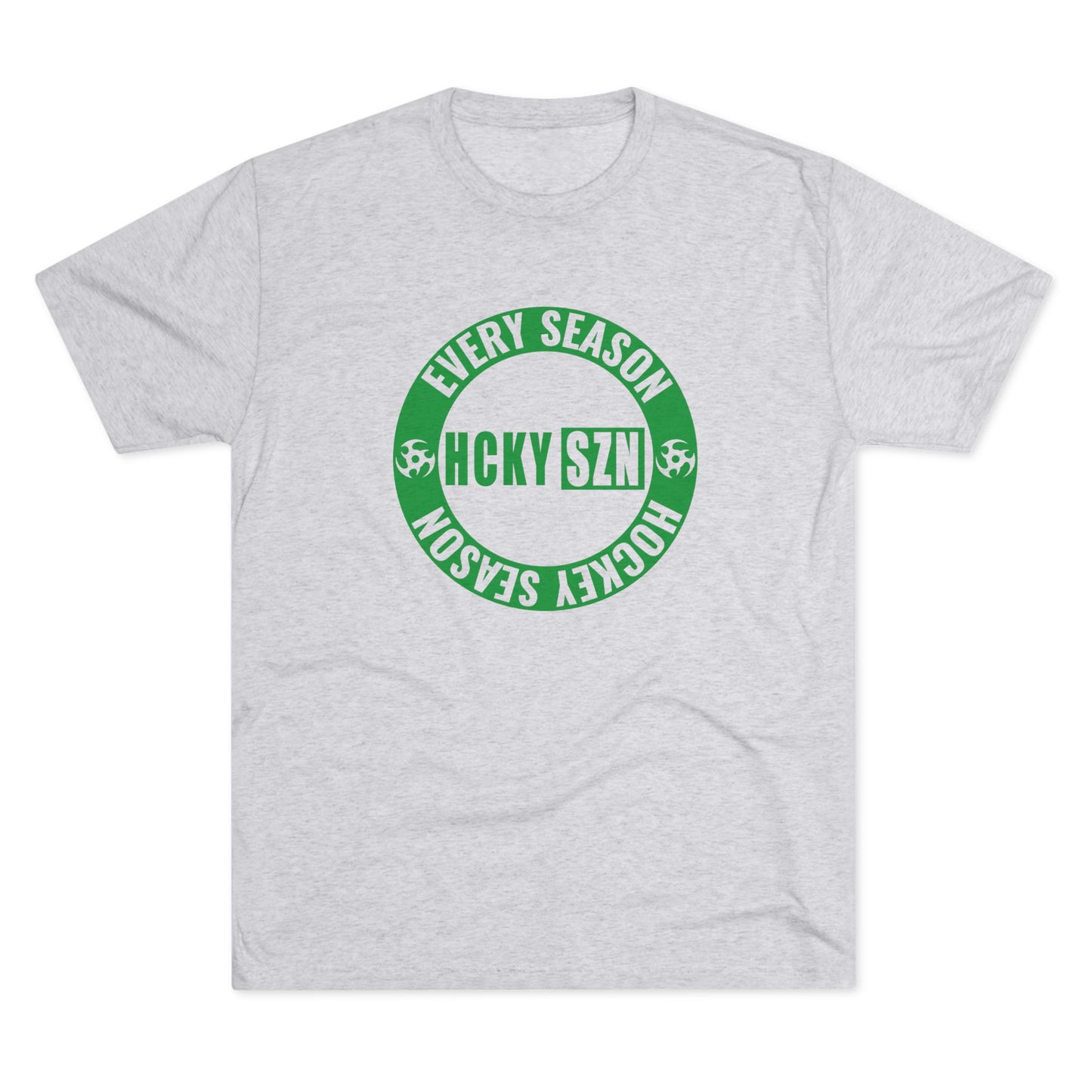 HCKY SZN Circle Logo TriBlend Tee Shirt (Green) - Various Colors