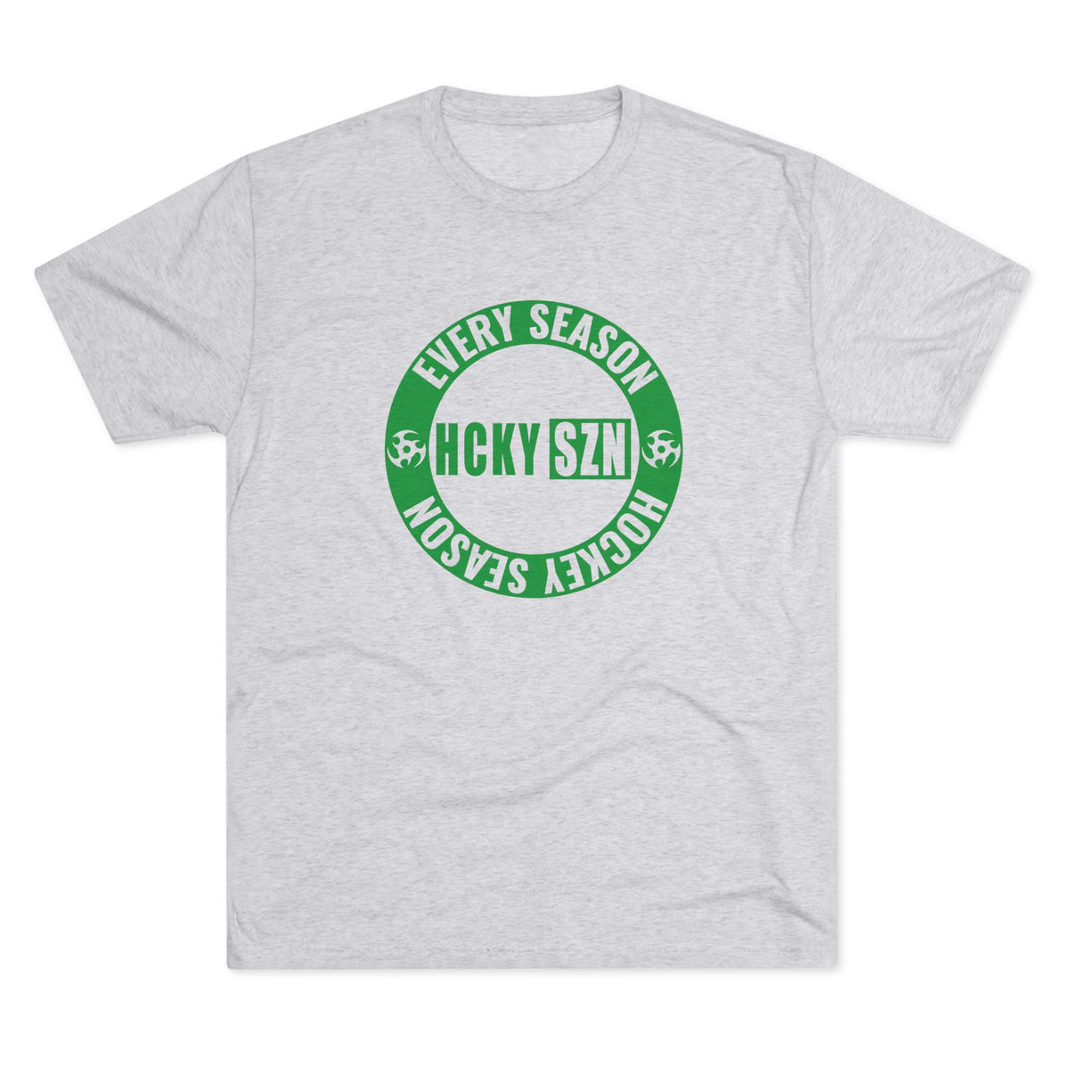 HCKY SZN Circle Logo TriBlend Tee Shirt (Green) - Various Colors