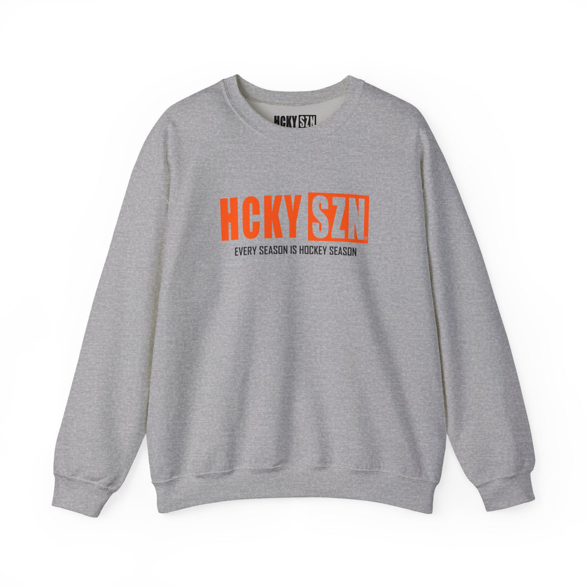 HCKY SZN Crewneck Sweatshirt (Orange Logo) - Various Colors
