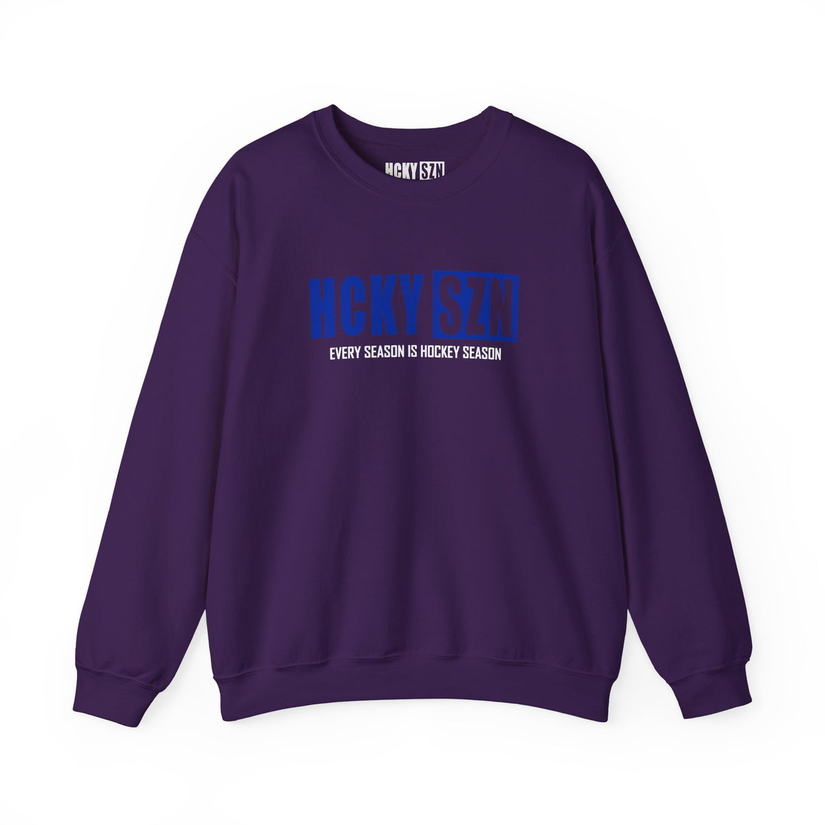 HCKY SZN Crewneck Sweatshirt (Royal Blue Logo) - Various Colors