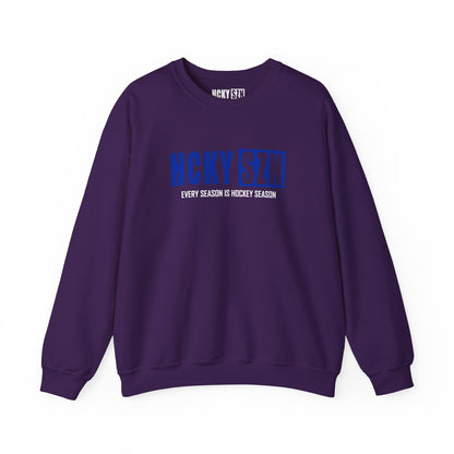 HCKY SZN Crewneck Sweatshirt (Royal Blue Logo) - Various Colors