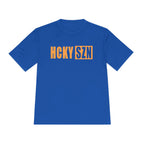 HCKYSZN (Flagship Logo) Adult Performance Tee - Royal/Mango