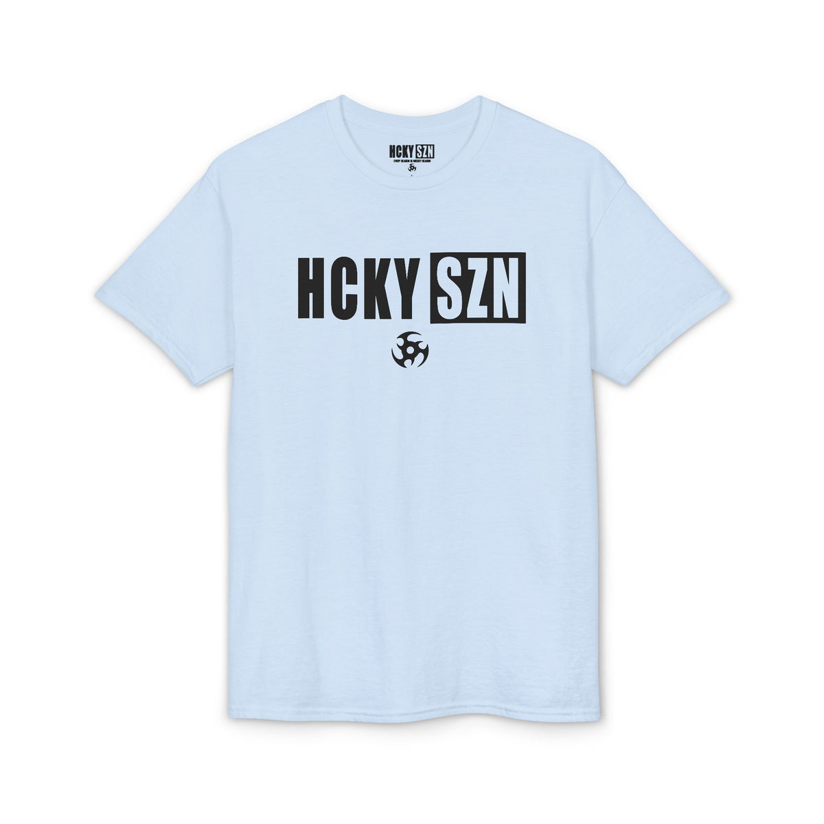 HCKY SZN Simple Star Logo DryBlend Tee Shirt (Black Logo) - Various Colors