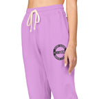 Every Season Emblem Fleece Sweatoants (Neon Violet)