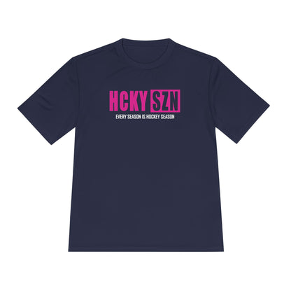 Every Season is HCKY SZN Performance Tee (Hot Pink Logo) - Various Colors