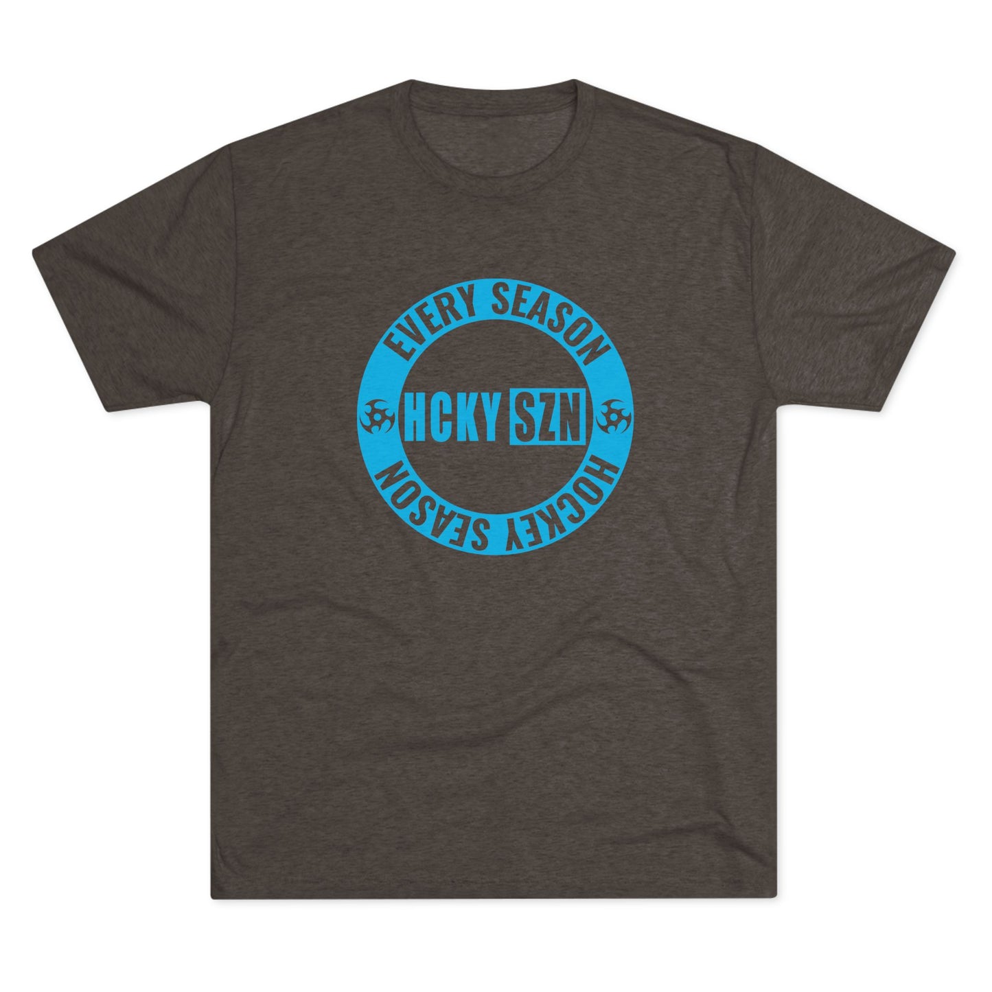 HCKY SZN Circle Logo TriBlend Tee Shirt (Sky Blue) - Various Colors