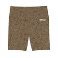 HKY SZN High Waisted Workout Shorts (Leopard Print)
