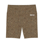 HKY SZN High Waisted Workout Shorts (Leopard Print)