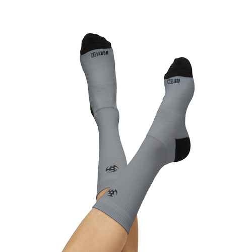 Comfort Crew Fleece Lined Hockey Socks (Grey)