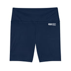 HKY SZN High Waisted Workout Shorts (Midnight Navy)