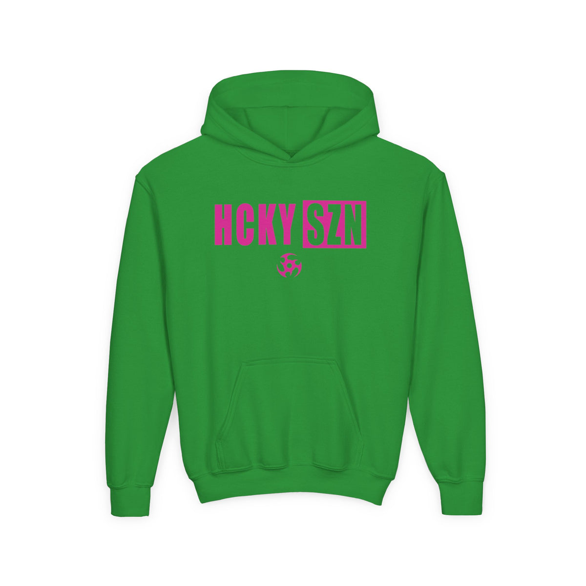 Youth HCKY SZN (Hot Pink Logo) Hooded Sweatshirt - Various Colors