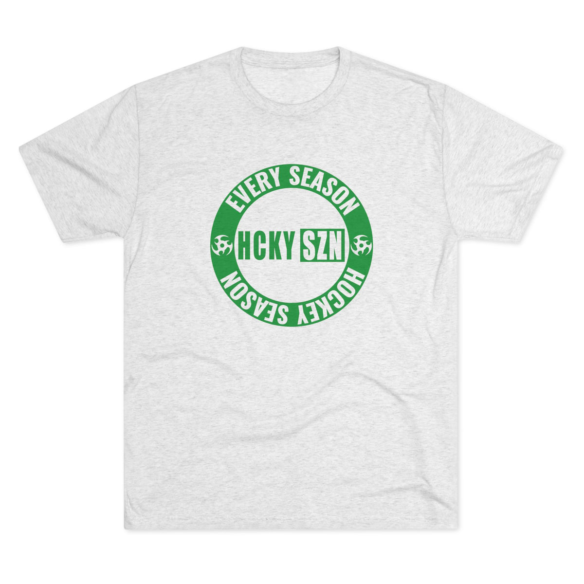HCKY SZN Circle Logo TriBlend Tee Shirt (Green) - Various Colors