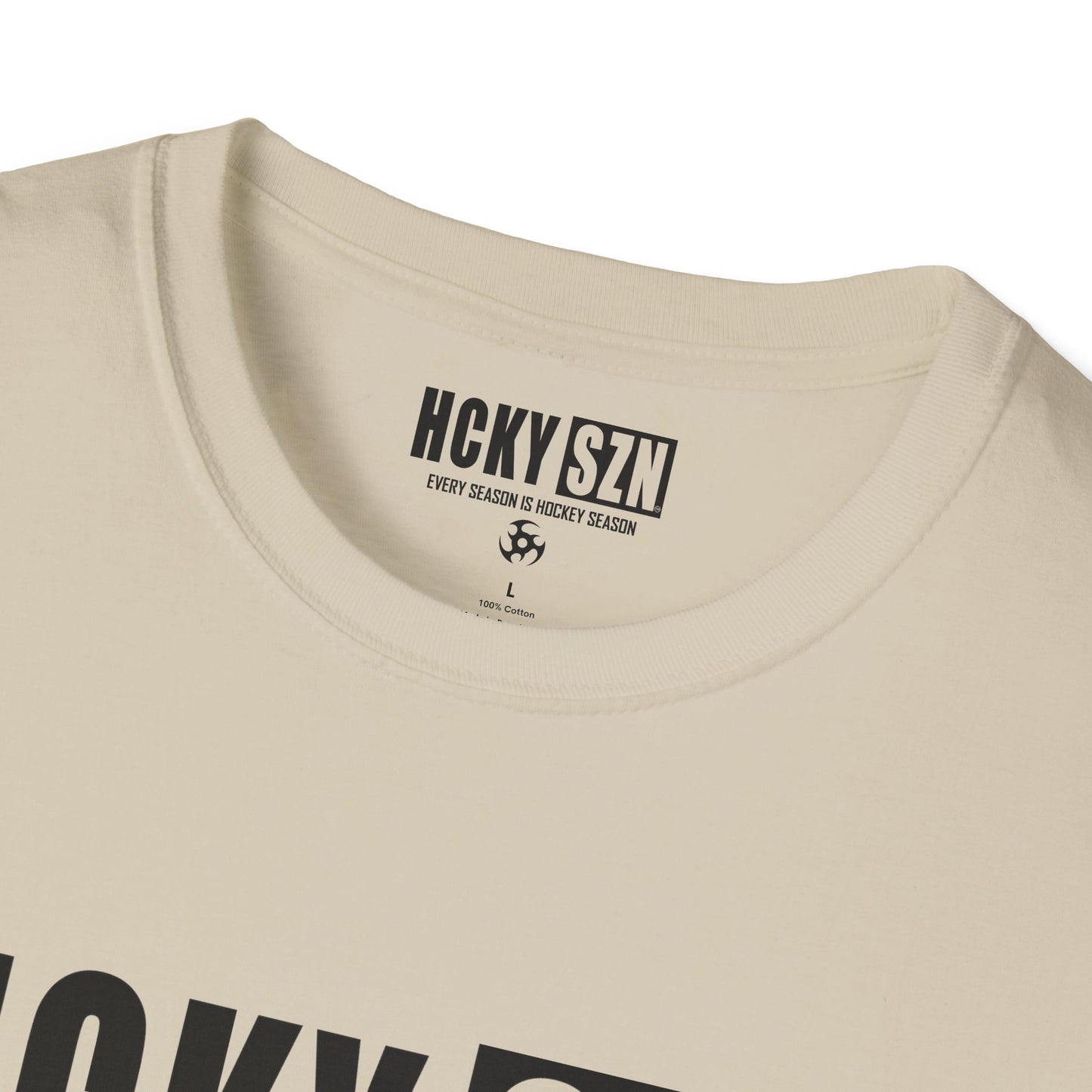HCKY SZN Softstyle Tee Shirt (Sand)
