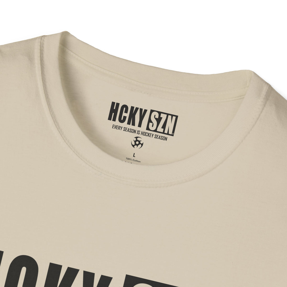 HCKY SZN Softstyle Tee Shirt (Sand)
