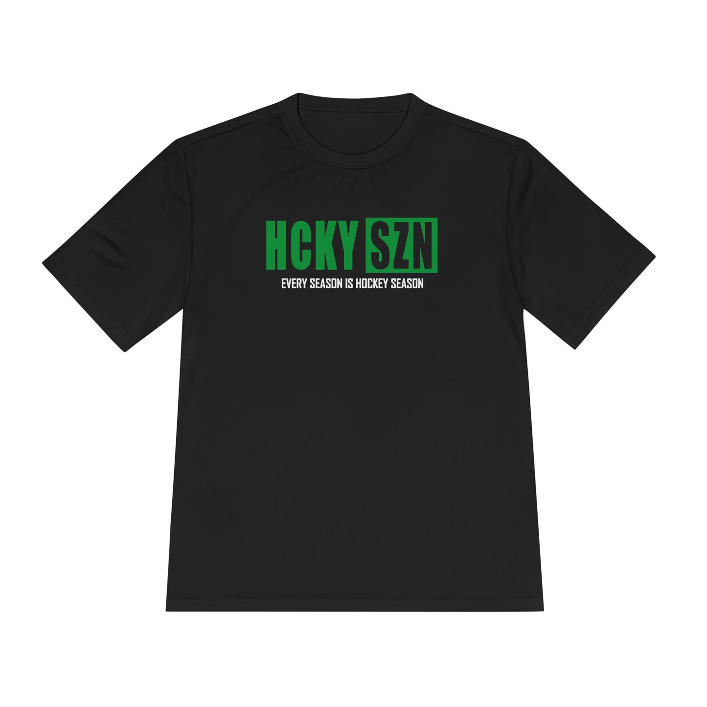 Every Season is HCKY SZN Performance Tee (Green Logo) - Various Colors