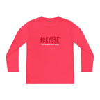 Every Season is HCKY SZN Youth Competitor Long Sleeve Tee (Red Logo) - Various Colors