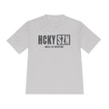HCKYSZN (Hustle Hit) Adult Performance Tee - Silver/Smoke/Black