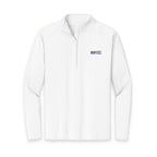 HCKY SZN Embroidered Quarter-Zip Pullover (White/Blue)