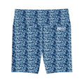 HKY SZN High Waisted Workout Shorts (Azure Tide)