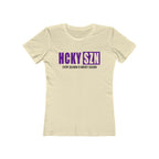 Every Season Is Hockey Season Women's Boyfriend Tee (Purple Logo) - Various Colors