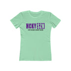 Every Season Is Hockey Season Women's Boyfriend Tee (Purple Logo) - Various Colors