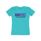 Every Season Is Hockey Season Women's Boyfriend Tee (Purple Logo) - Various Colors