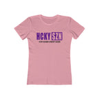 Every Season Is Hockey Season Women's Boyfriend Tee (Purple Logo) - Various Colors