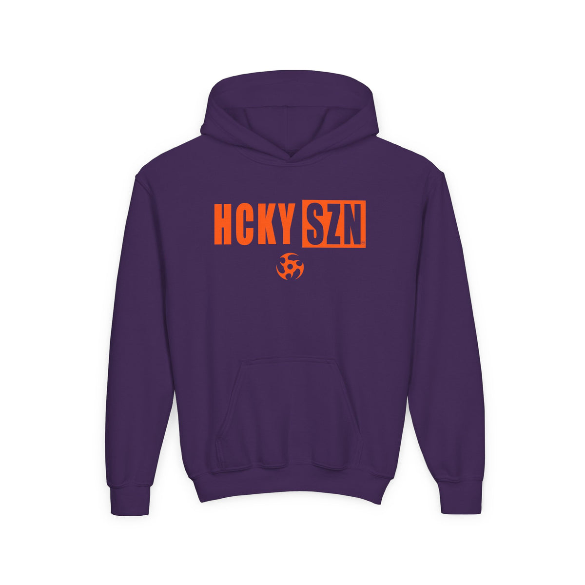 Youth HCKY SZN (Orange Logo) Hooded Sweatshirt - Various Colors