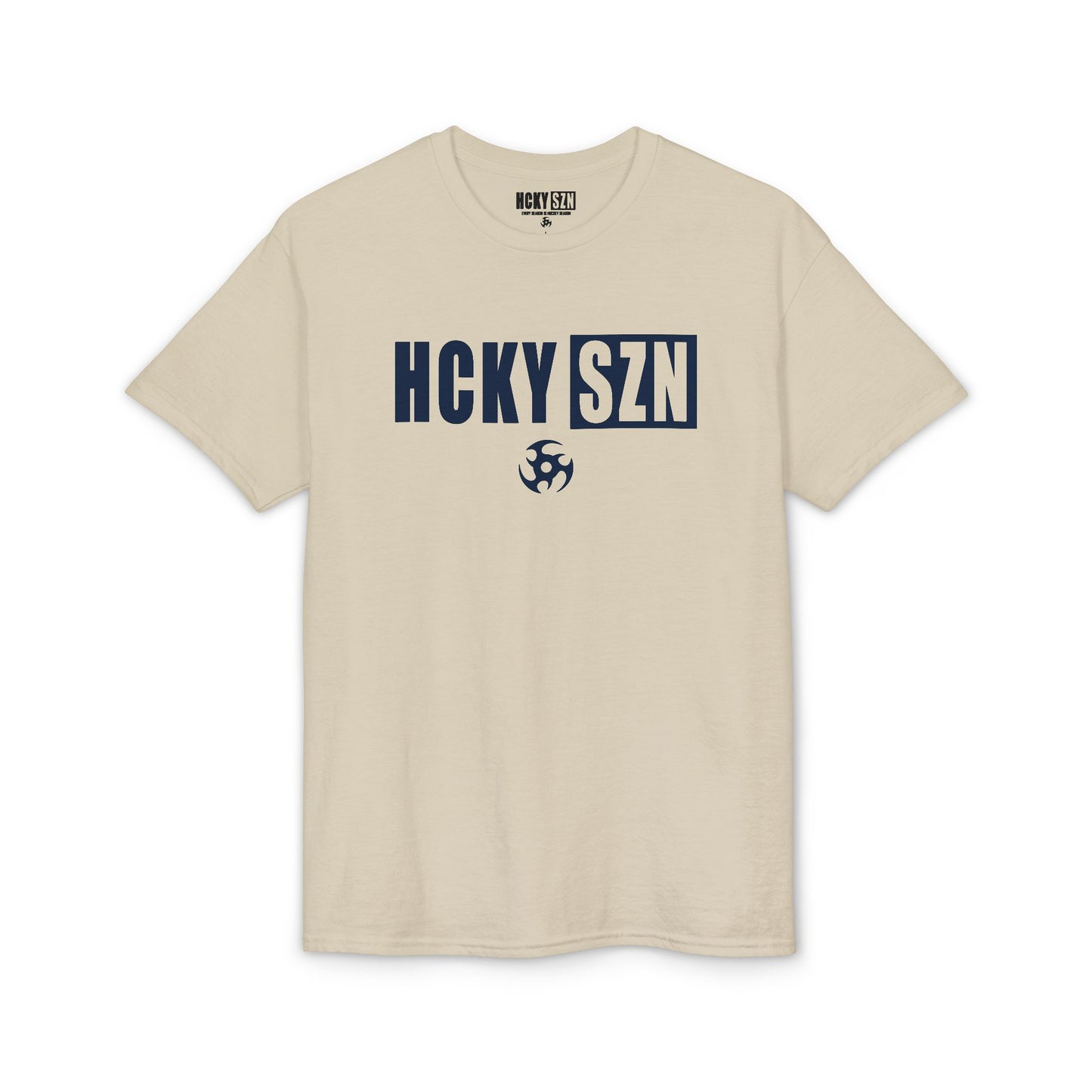 HCKY SZN Simple Star DryBlend Tee Shirt (Navy Logo) - Various Colors