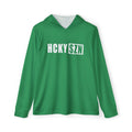 HCKY SZN Big Logo Performance Warmup Hoodie (Green/White)