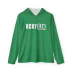 HCKY SZN Big Logo Performance Warmup Hoodie (Green/White)