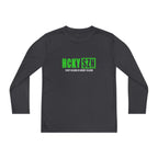 Every Season is HCKY SZN Youth Competitor Long Sleeve Tee (Lime Logo) - Various Colors