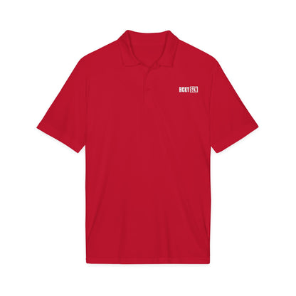 HCKY SZN Embroidered Performance Hockey Polo (True Red)