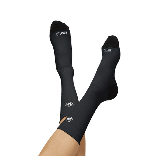 Comfort Crew Fleece Lined Hockey Socks (Black)