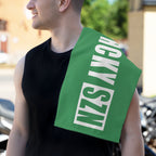 HCKY SZN 11x18 Skate Towel (Green) Hockey Towel