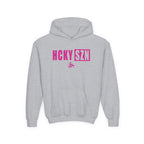 Youth HCKY SZN (Hot Pink Logo) Hooded Sweatshirt - Various Colors