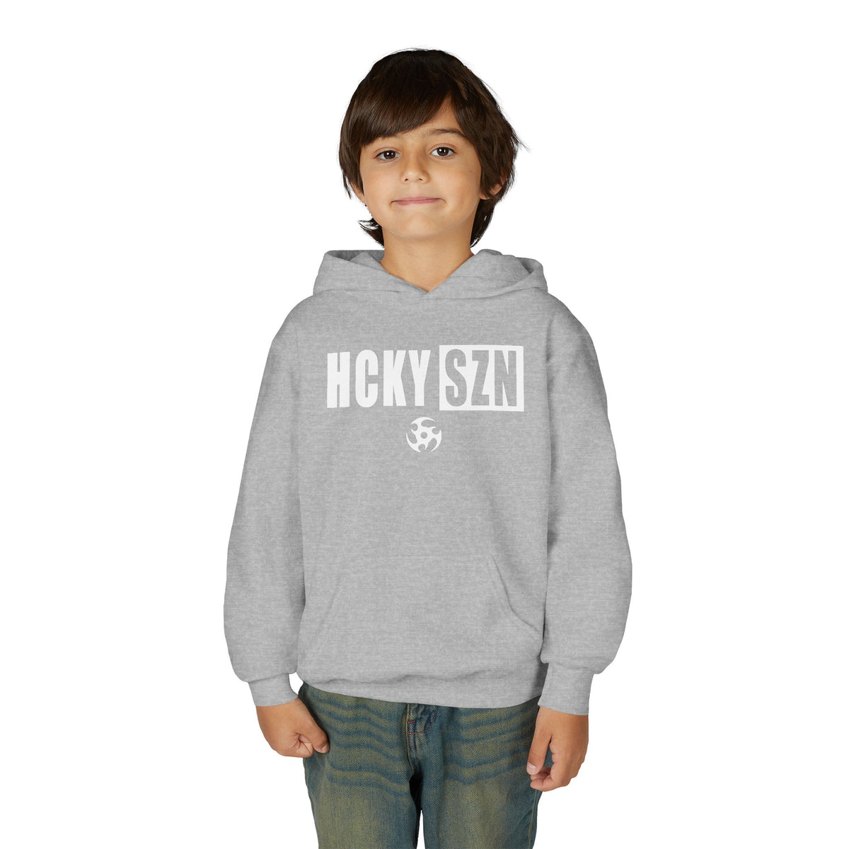 Youth HCKY SZN (White Logo) Hooded Sweatshirt - Various Colors