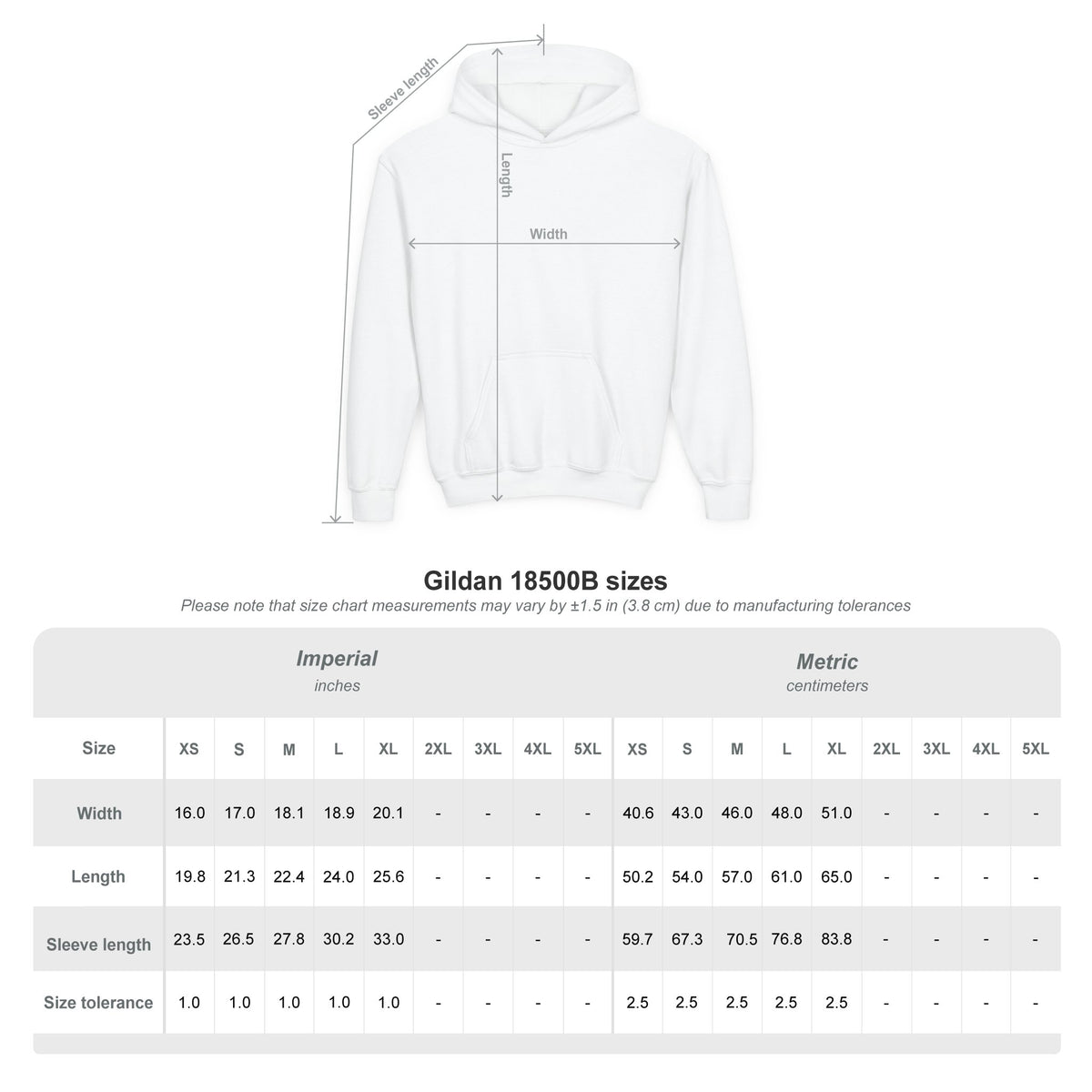 Youth HCKY SZN (Royal Blue Logo) Hooded Sweatshirt - Various Colors