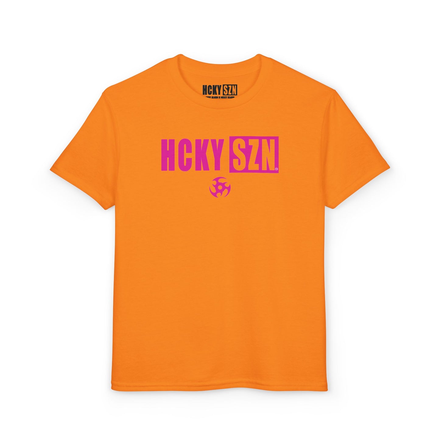 Youth HCKY SZN DryBlend Tee Shirt (Pink Logo) - Various Colors