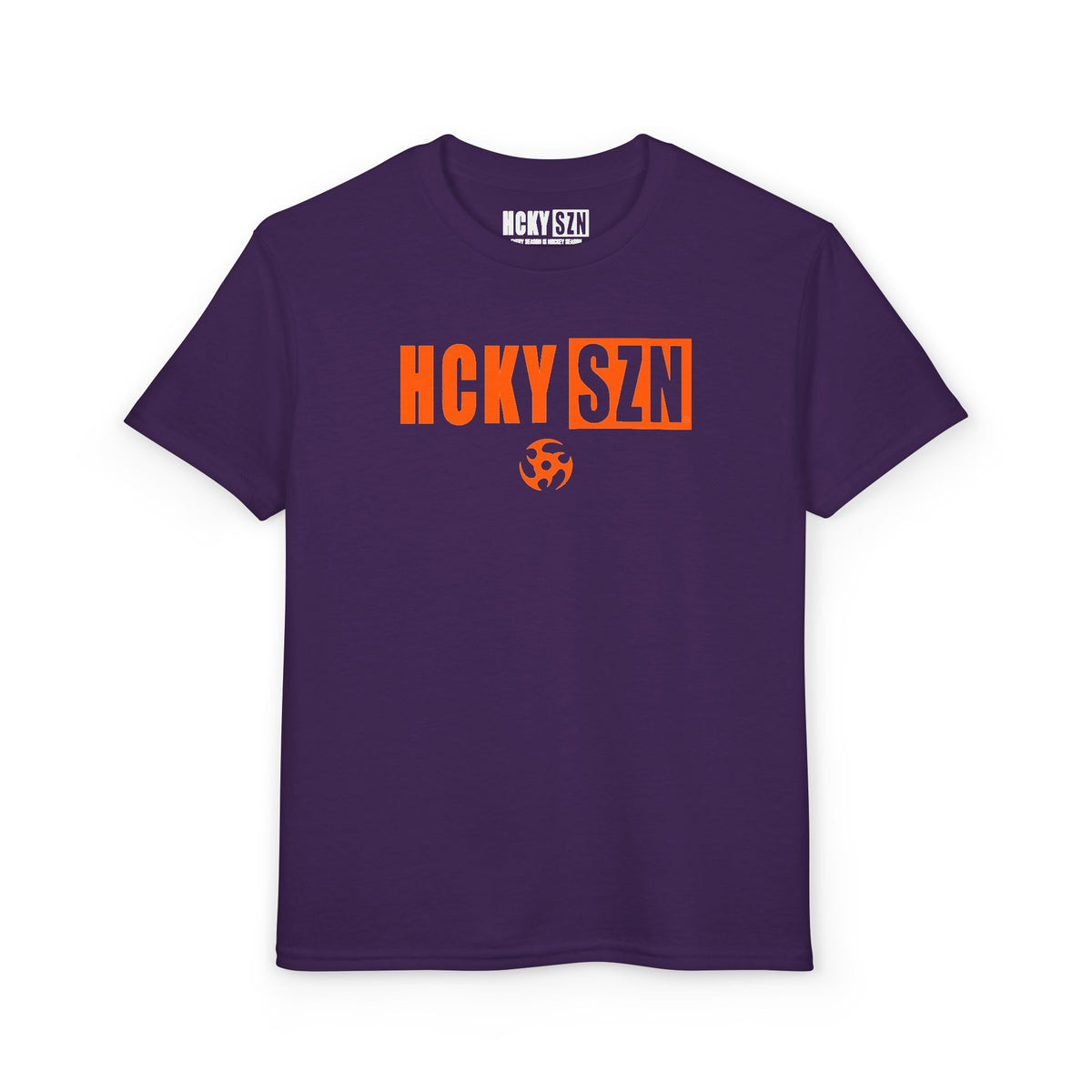 Youth HCKY SZN DryBlend Tee Shirt (Orange Logo) - Various Colors