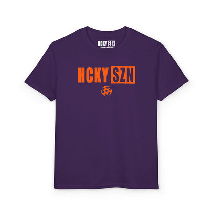 Youth HCKY SZN DryBlend Tee Shirt (Orange Logo) - Various Colors