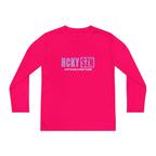 Every Season is HCKY SZN Youth Competitor Long Sleeve Tee (Lavender Logo) - Various Colors