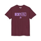 HCKY SZN Simple Star DryBlend Tee Shirt (Lavender Logo) - Various Colors