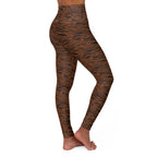 HCKY SZN High Waisted Yoga Leggings (Tiger Stripe)