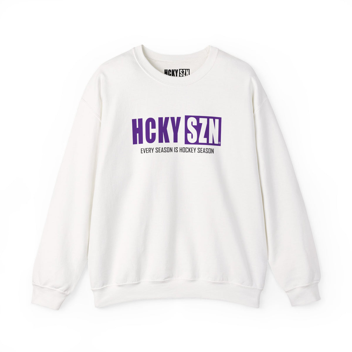 HCKY SZN Crewneck Sweatshirt (Purple Logo) - Various Colors