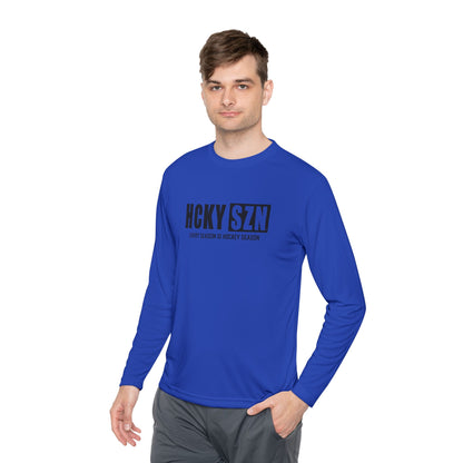 Every Season is HCKYSZN Performance Long Sleeve Tee - Black Logo