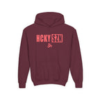 Youth HCKY SZN (Peach Logo) Hooded Sweatshirt - Various Colors