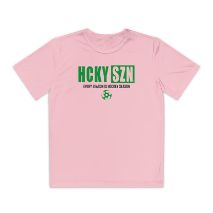 Every Season is HCKY SZN Youth Competitor Tee (Green Logo) - Various Colors